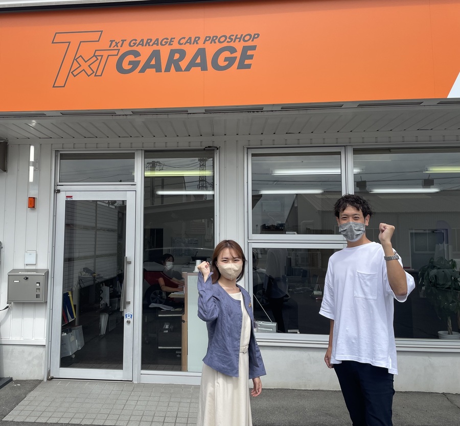 番組でもおなじみの「車出張鑑定団 ティーバイティーガレージ名古屋店」へ RadiChubuラジチューブ