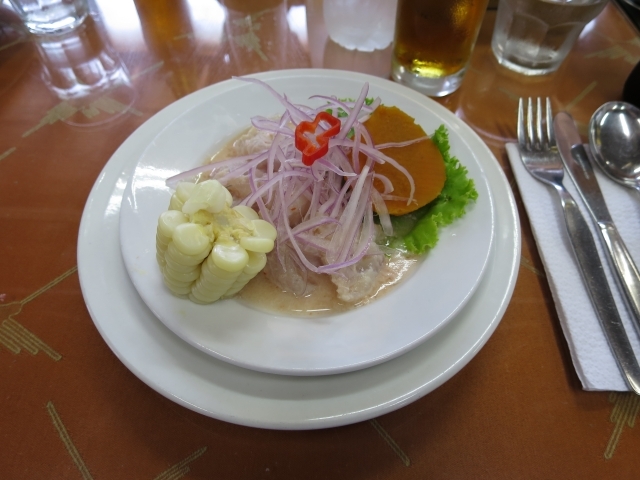 ペルー料理店で食べてみた。食感が独特な「チョクロ」